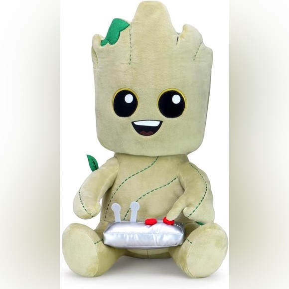 Kidrobot Guardians of The Galaxy Video Gamer Groot 16 In. Shake Action Vibrating - Picture 1 of 3